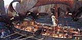 John William Waterhouse Odysseus and the Sirens painting